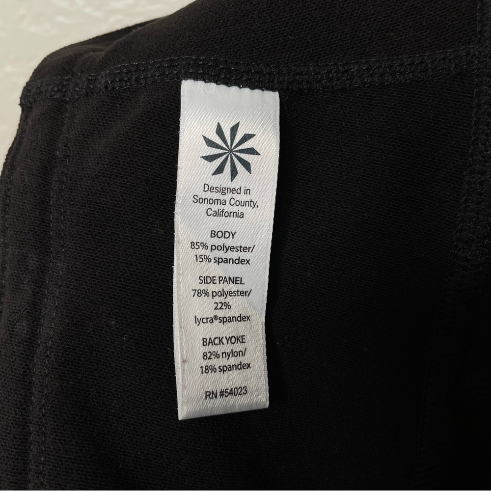Athleta Frost High Traverse Tight Floral Leggings Black & Blue - Picture 11 of 11